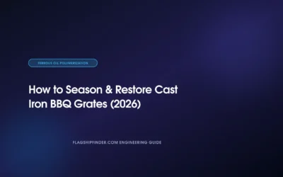 How to Season & Restore Cast Iron BBQ Grates (2026)