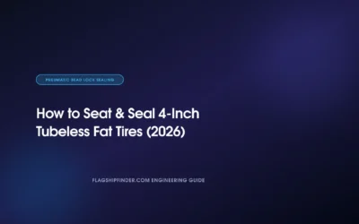 How to Seat & Seal 4-Inch Tubeless Fat Tires (2026)