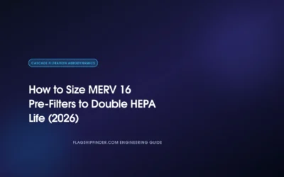 How to Size MERV 16 Pre-Filters to Double HEPA Life (2026)