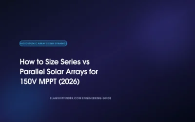 How to Size Series vs Parallel Solar Arrays for 150V MPPT (2026)