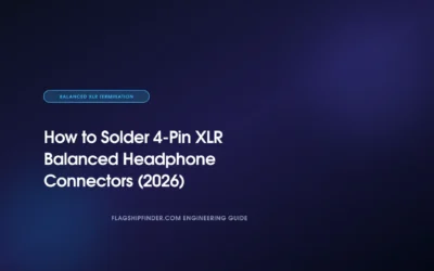 How to Solder 4-Pin XLR Balanced Headphone Connectors (2026)