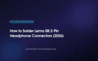 How to Solder Lemo 0B 2-Pin Headphone Connectors (2026)