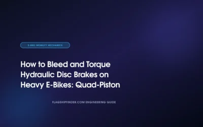 How to Bleed and Torque Hydraulic Disc Brakes on Heavy E-Bikes: Quad-Piston Guide (2026)