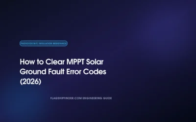 How to Clear MPPT Solar Ground Fault Error Codes (2026)