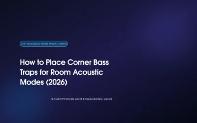 How to Place Corner Bass Traps for Room Acoustic Modes (2026)