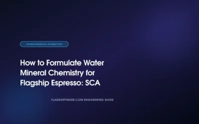 How to Formulate Water Mineral Chemistry for Flagship Espresso: SCA Buffer Guide (2026)