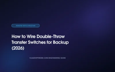 How to Wire Double-Throw Transfer Switches for Backup (2026)