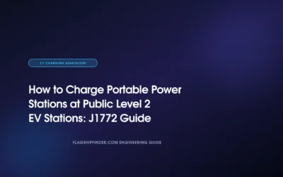 How to Charge Portable Power Stations at Public Level 2 EV Stations: J1772 Guide (2026)