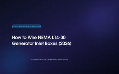 How to Wire NEMA L14-30 Generator Inlet Boxes (2026)