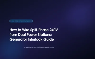 How to Wire Split-Phase 240V from Dual Power Stations: Generator Interlock Guide (2026)